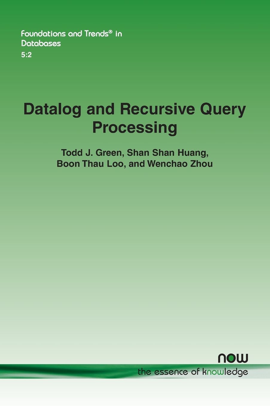 Datalog and Recursive Query Processing
