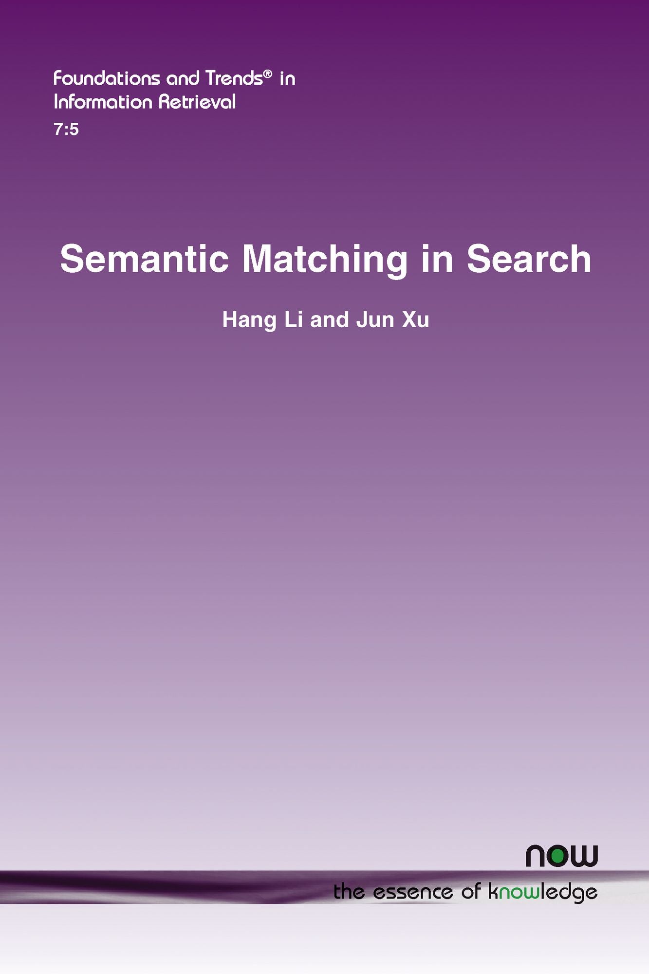 Semantic Matching in Search
