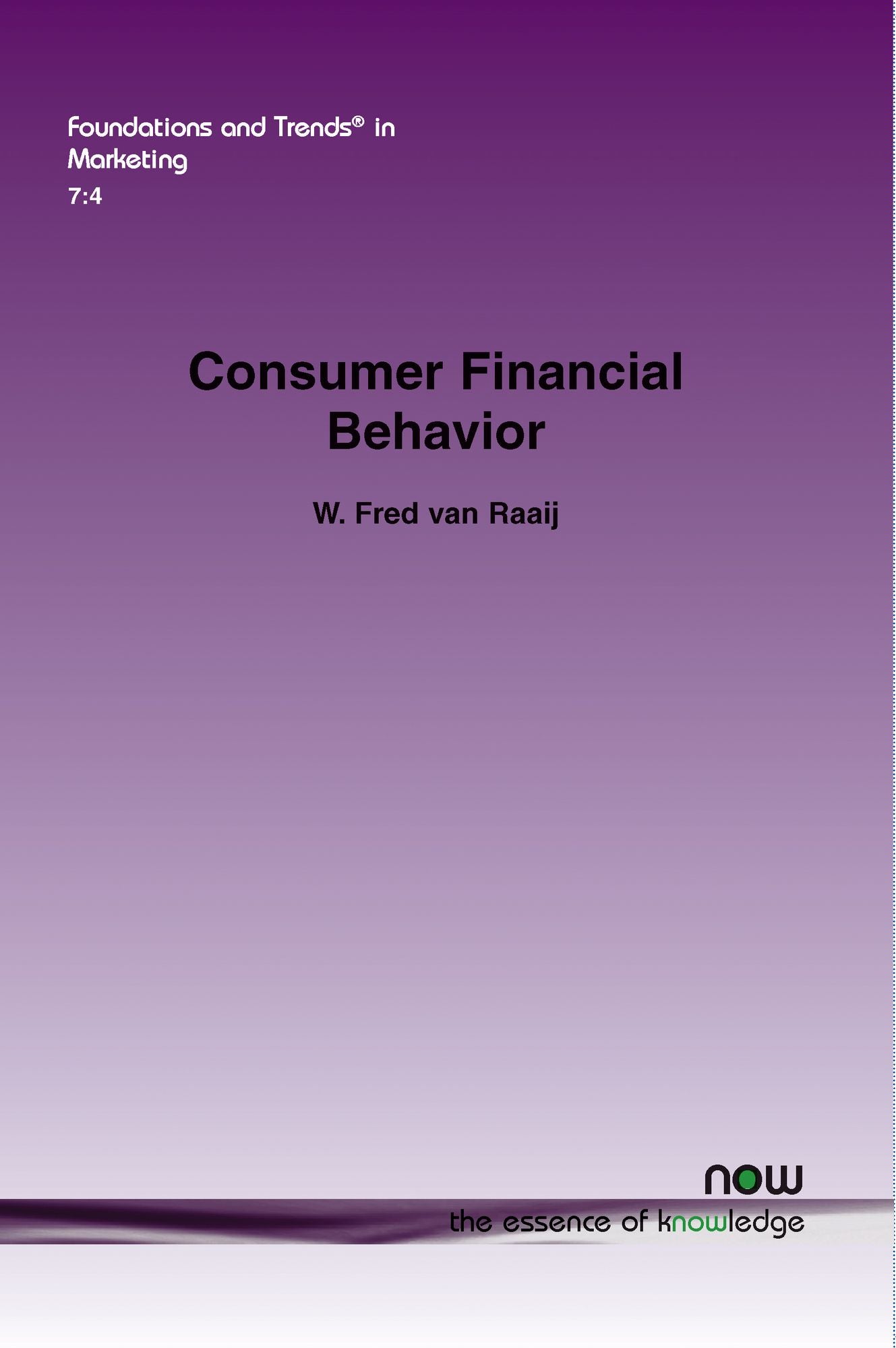 Consumer Financial Behavior