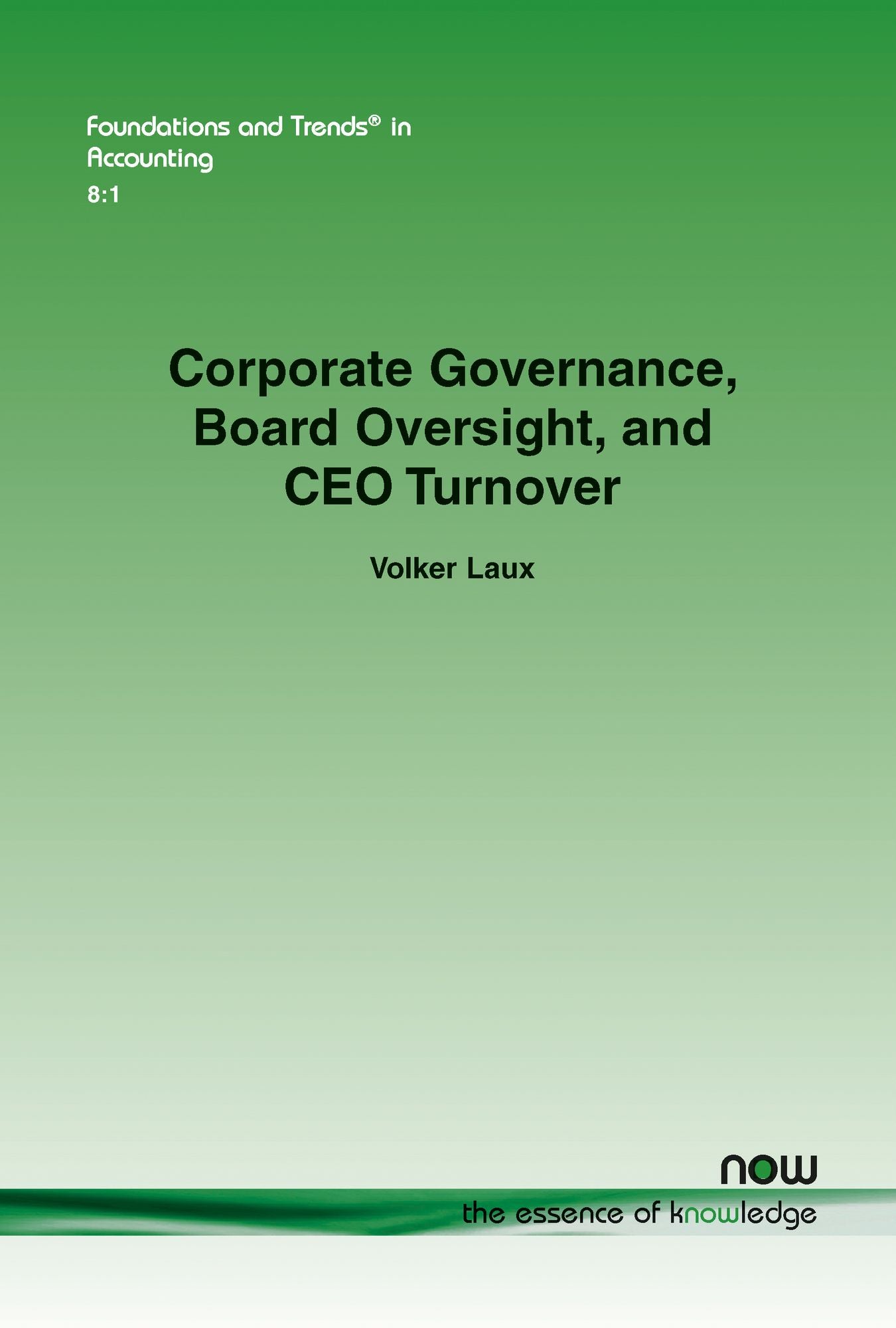 Corporate Governance, Board Oversight, and CEO Turnover