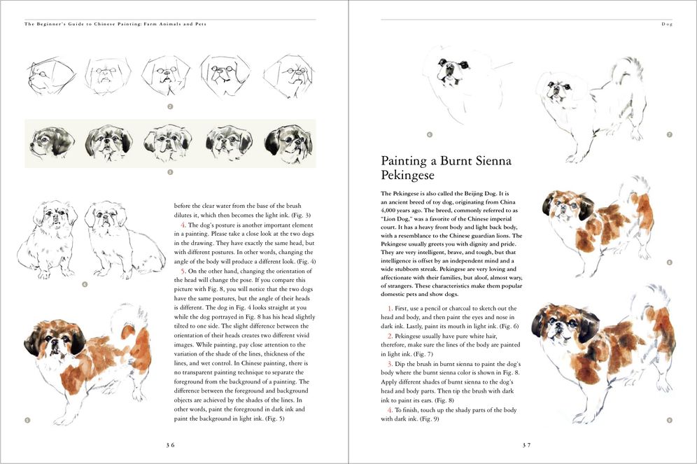 Farm Animals and Pets: The Beginner's Guide to Chinese Painting