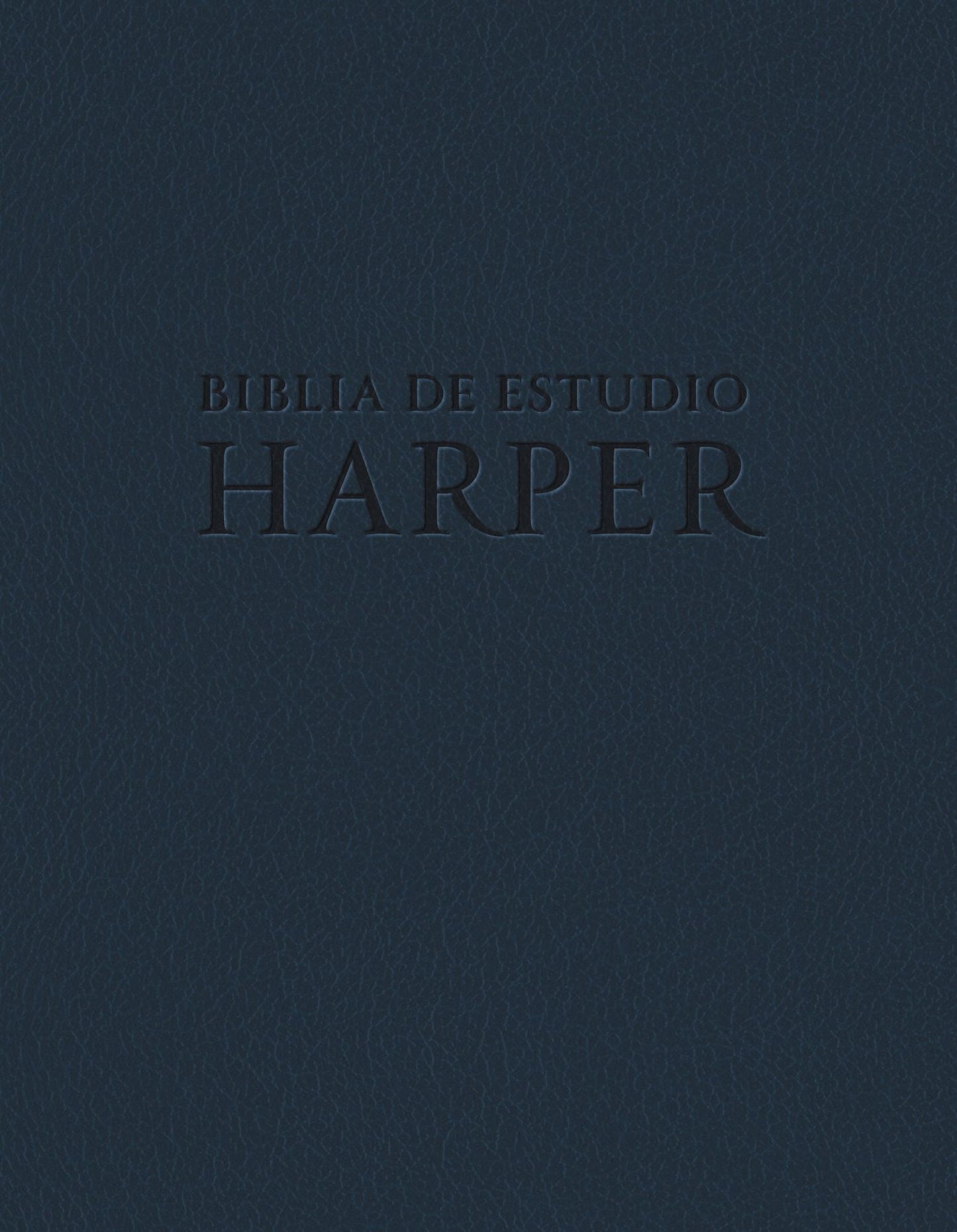 Biblia de estudio Harper: Azul con indice