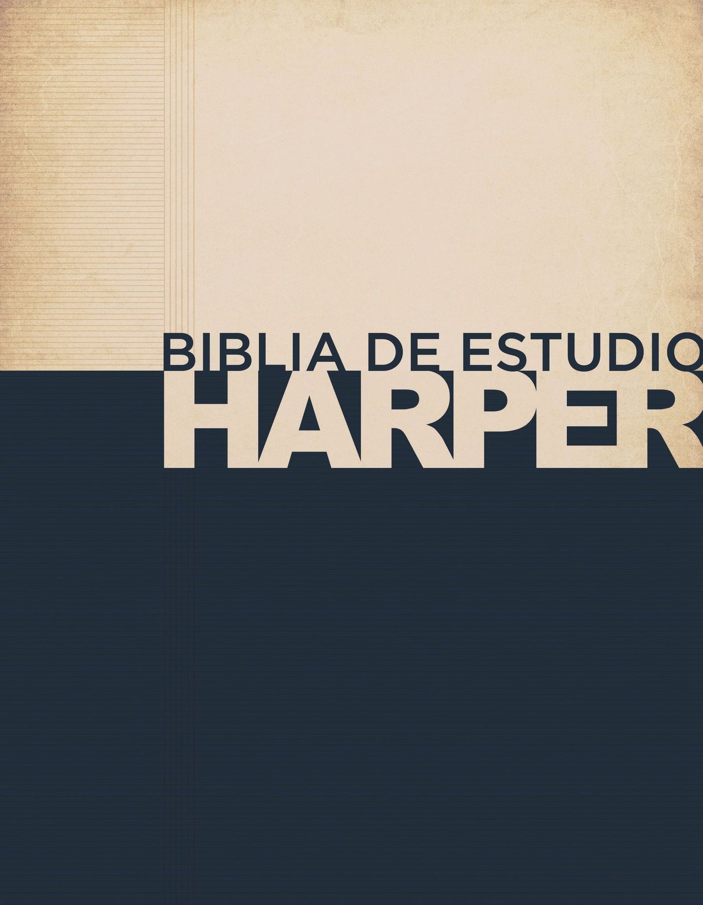 Biblia de estudio Harper: Tapa dura con indice