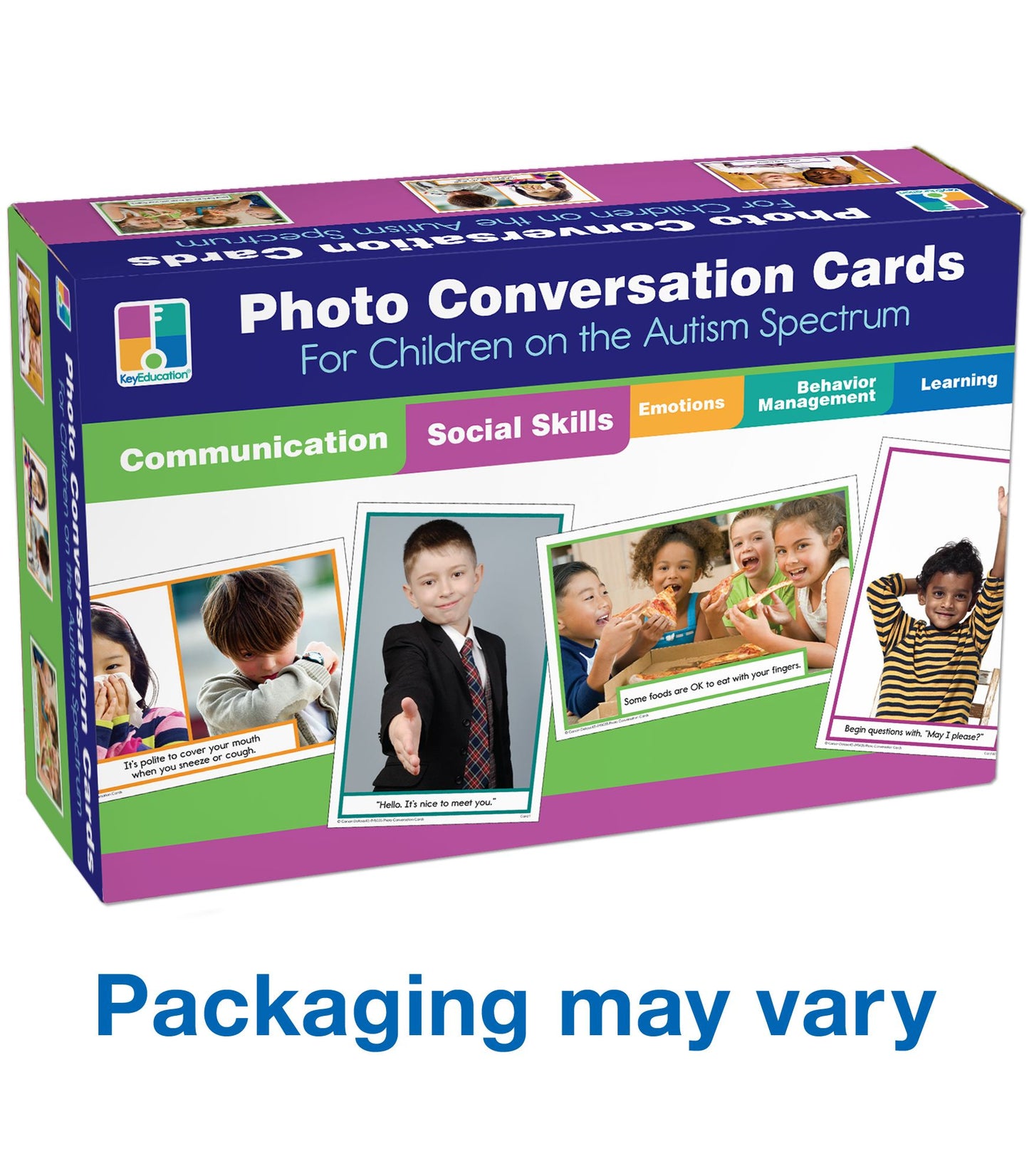Photo Conversation Cards for Children with Autism and Aspergers Board Game