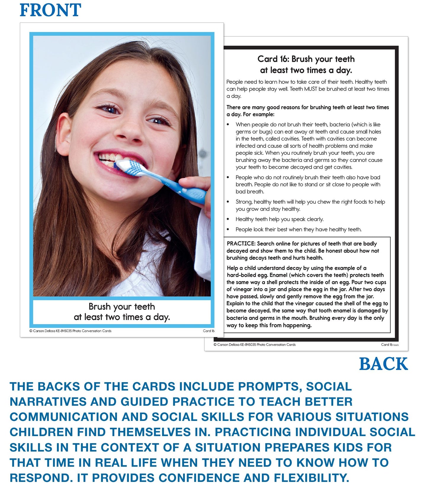 Photo Conversation Cards for Children with Autism and Aspergers Board Game