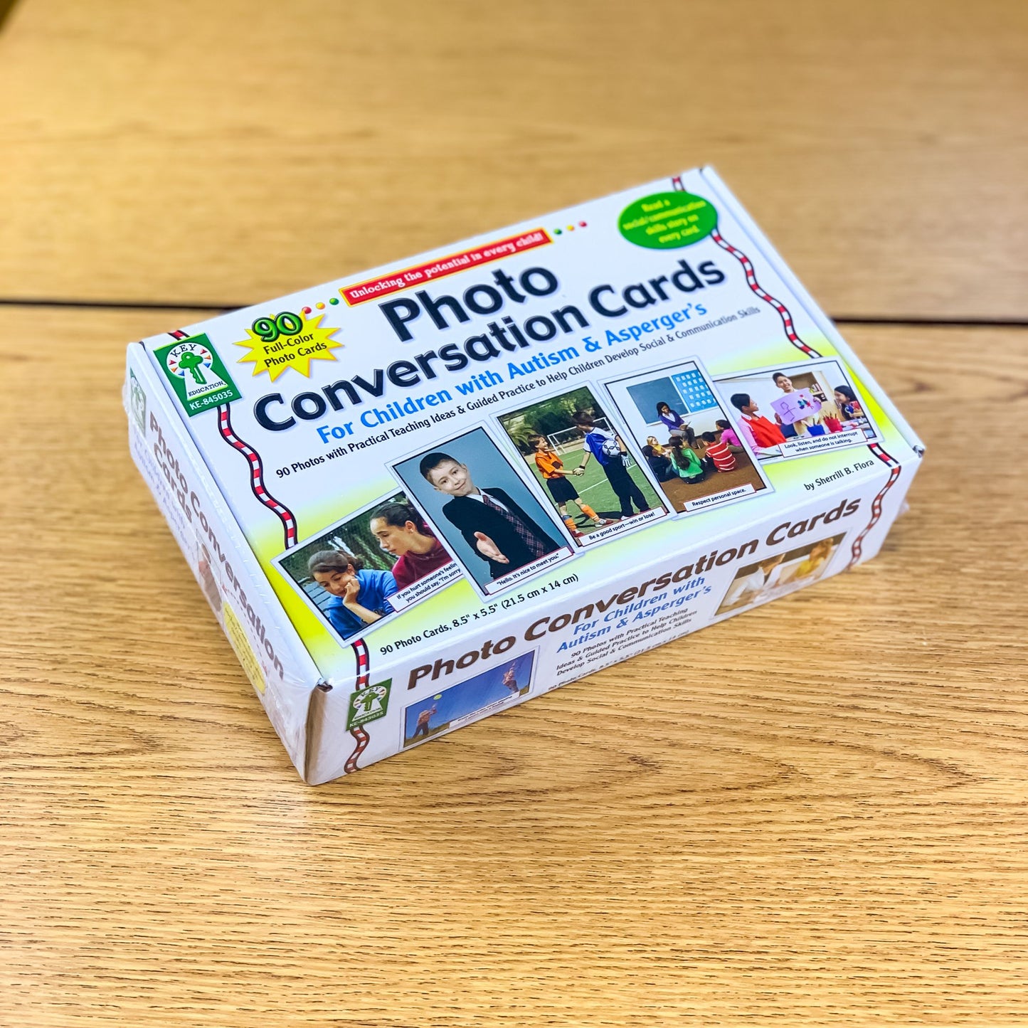 Photo Conversation Cards for Children with Autism and Aspergers Board Game