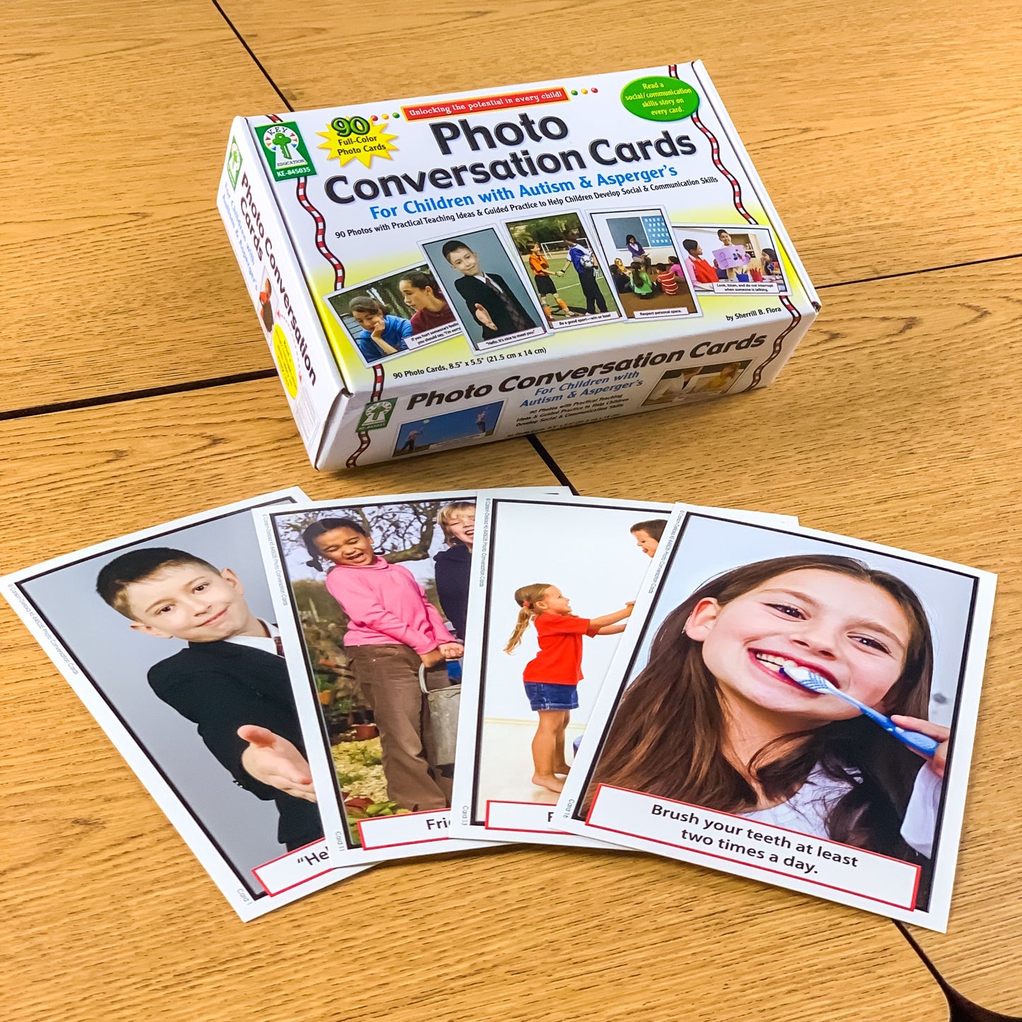 Photo Conversation Cards for Children with Autism and Aspergers Board Game