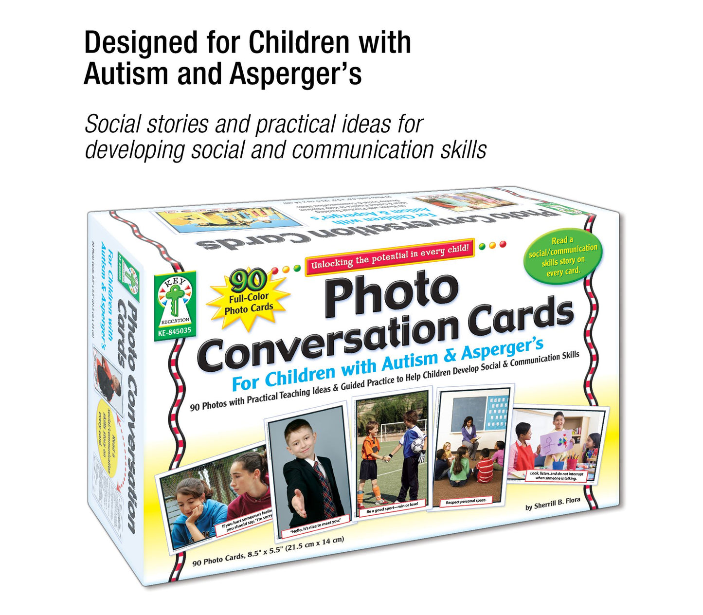 Photo Conversation Cards for Children with Autism and Aspergers Board Game