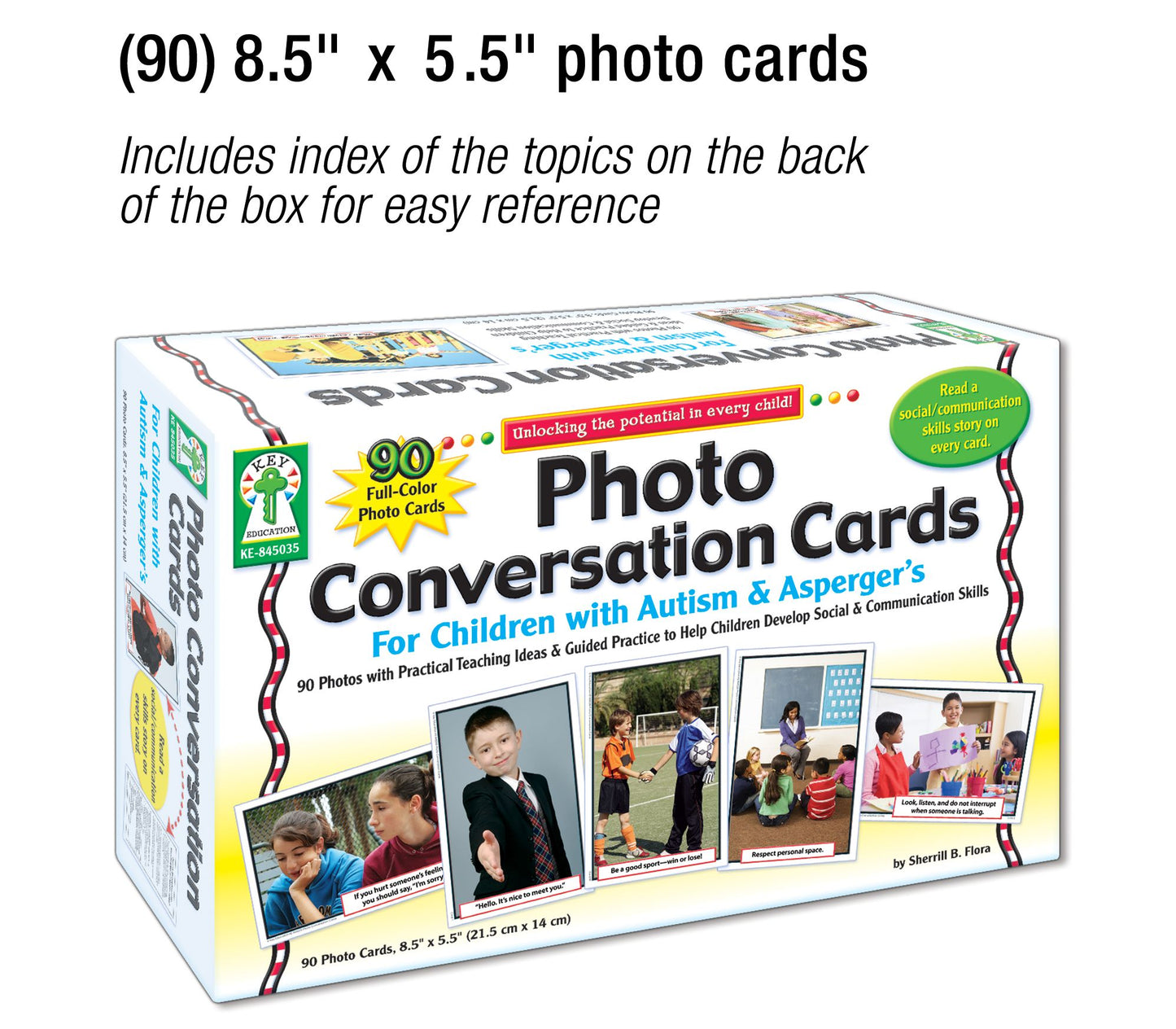 Photo Conversation Cards for Children with Autism and Aspergers Board Game
