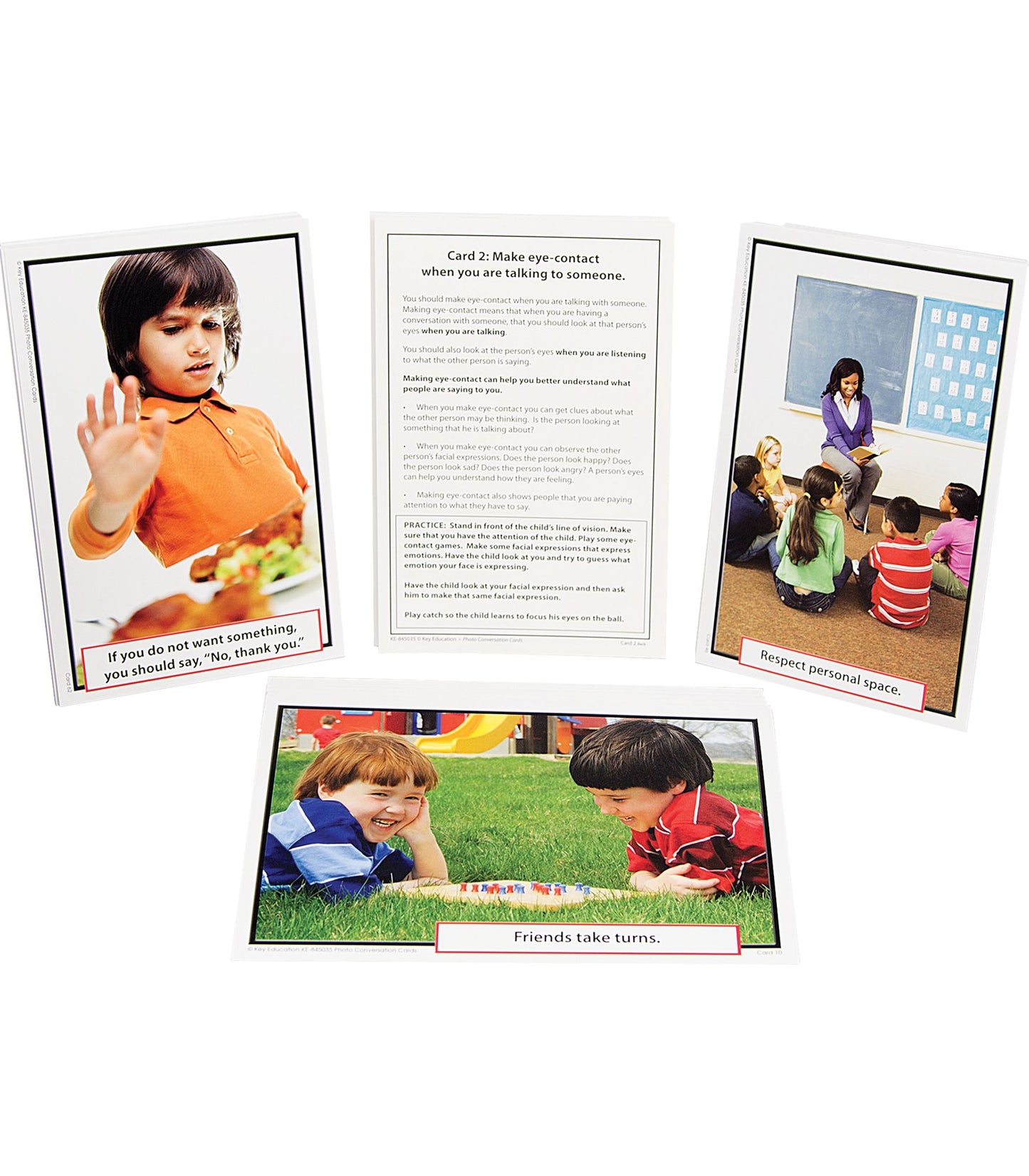 Photo Conversation Cards for Children with Autism and Aspergers Board Game