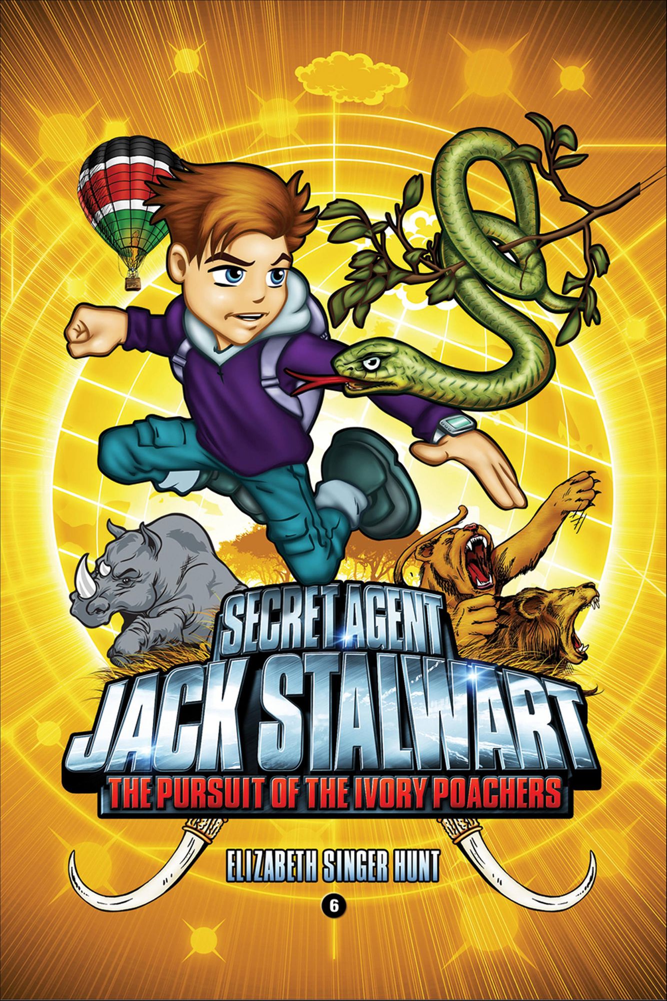 The Pursuit of the Ivory Poachers: Kenya (Secret Agent Jack Stalwart Series #6)