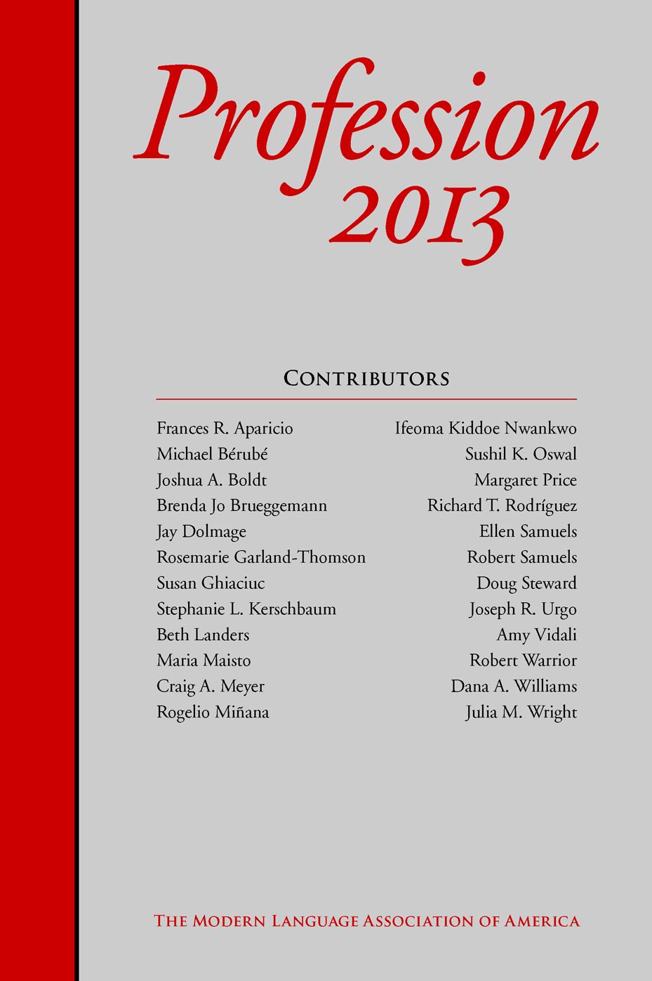 Profession 2013