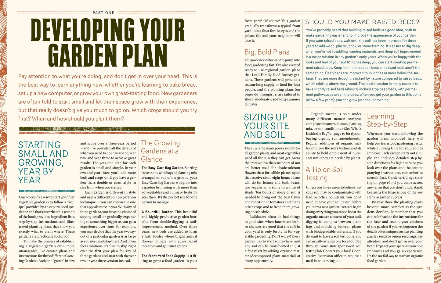 Starter Vegetable Gardens: 24 No-Fail Plans for Small Organic Gardens