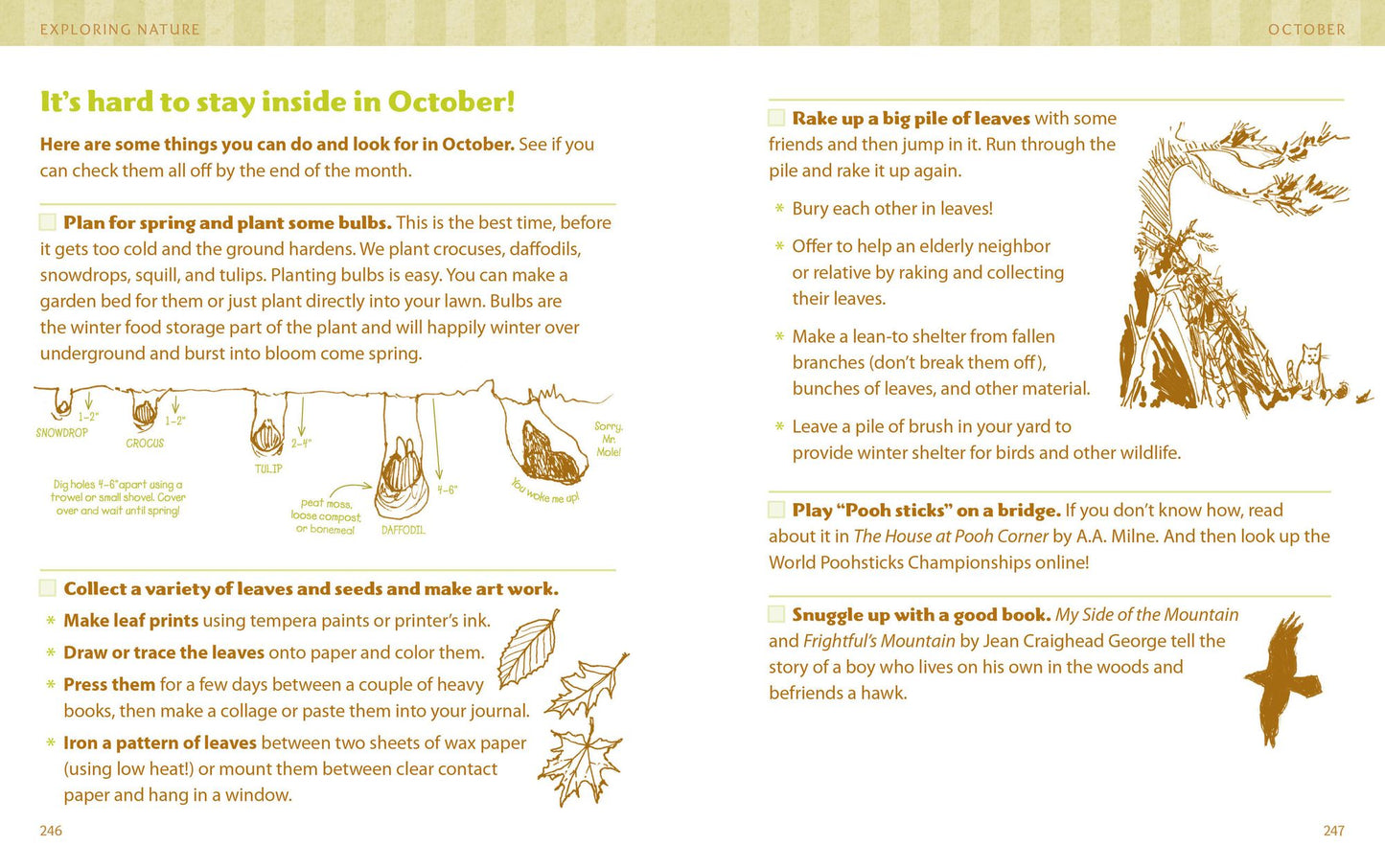The Nature Connection: An Outdoor Workbook for Kids, Families, and Classrooms