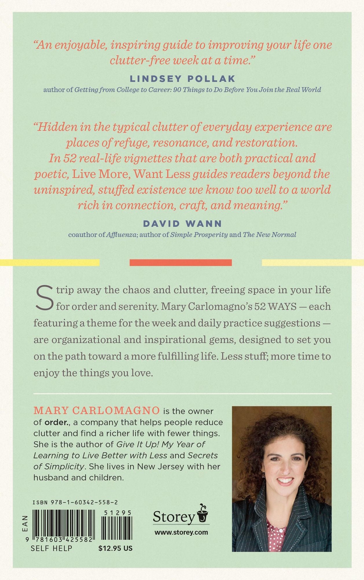 Live More, Want Less: 52 Ways to Find Order in Your Life