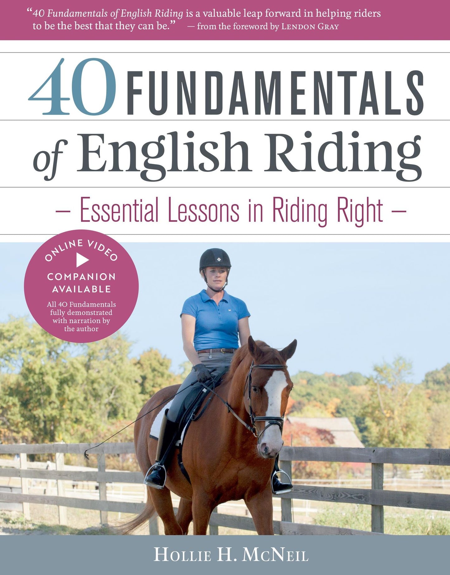 40 Fundamentals of English Riding: Essential Lessons in Riding Right (Book and DVD)