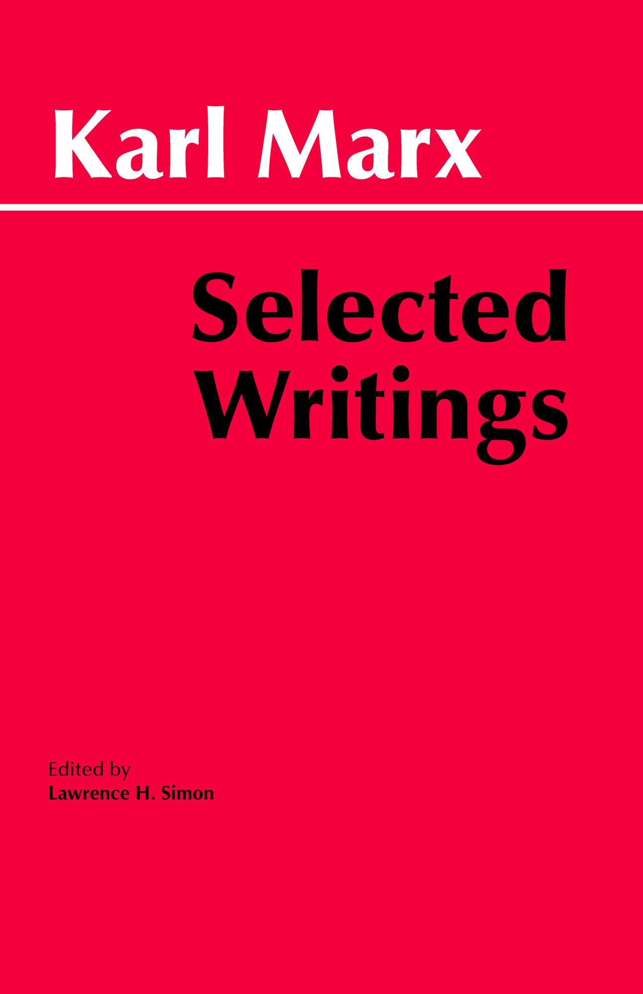 Marx: Selected Writings