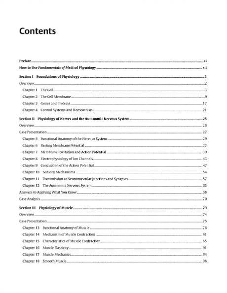 Fundamentals of Medical Physiology