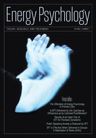 Energy Psychology Journal, 3: 1: Theory, Research, and Treatment