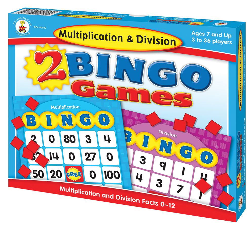 Multiplication and Division Bingo