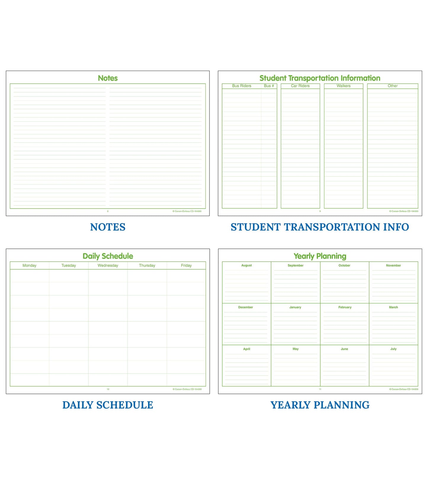 The Green Plan Book