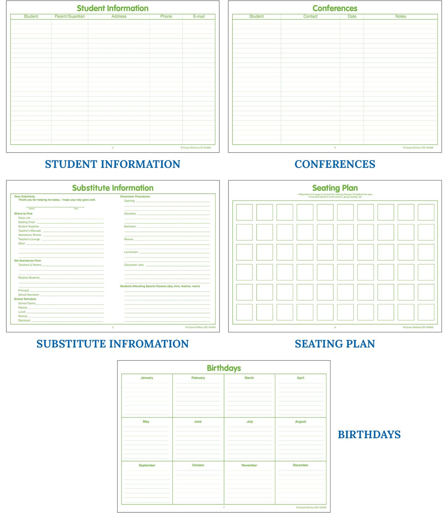 The Green Plan Book
