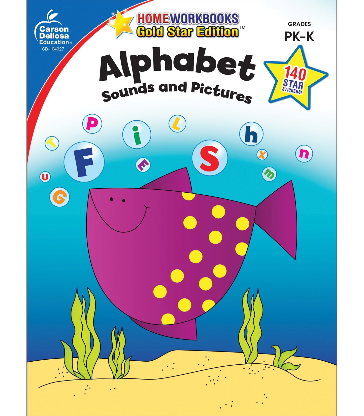 Alphabet, Grades PK - K: Gold Star Edition