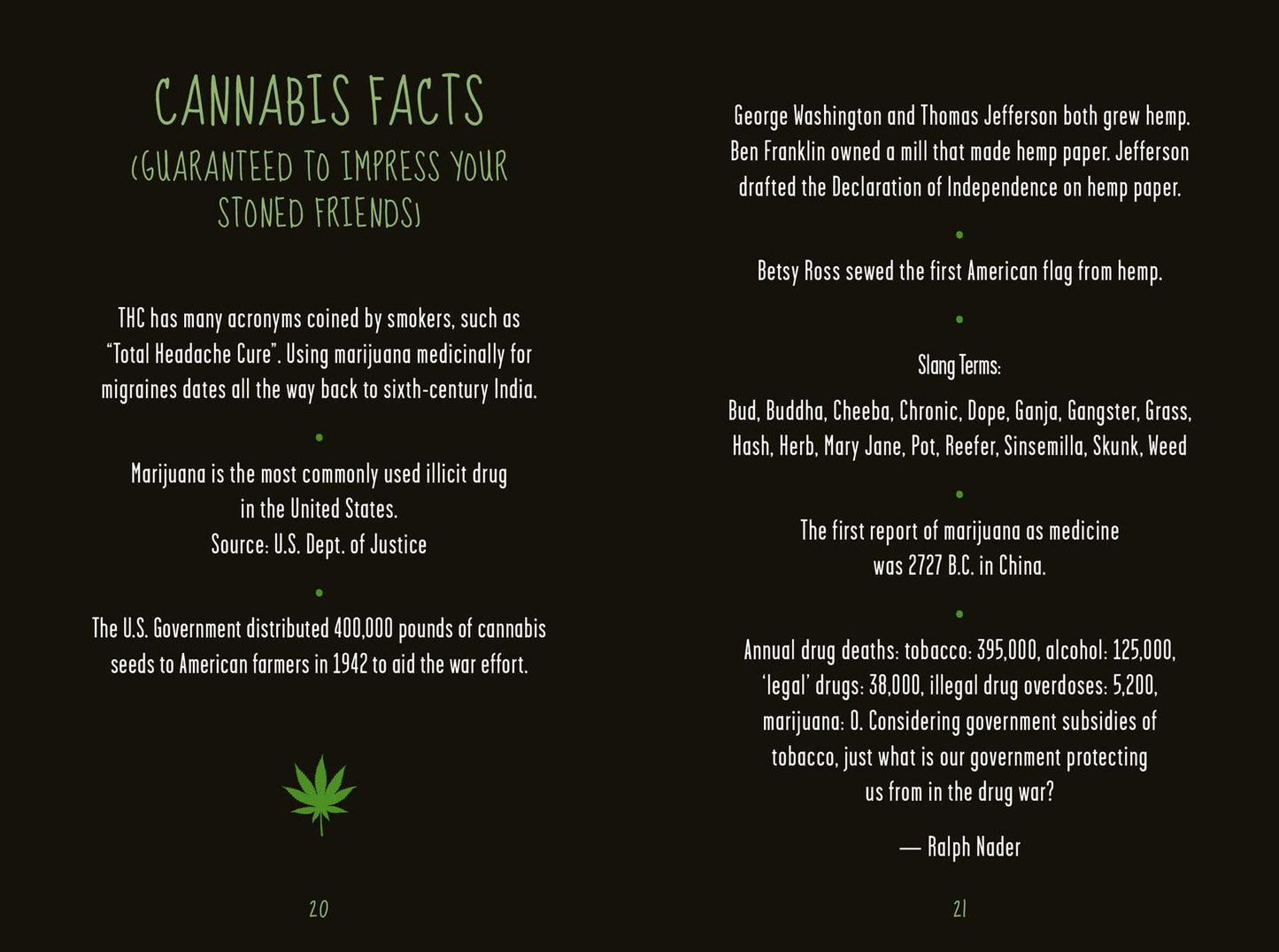 The Little Green Book of Weed