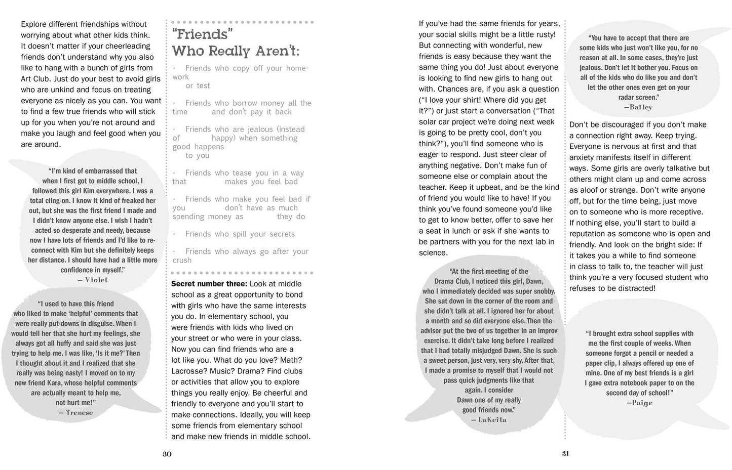 Secrets of Middle School: From Boys to Bras to Best Friends: The Secrets of Success in Middle School!