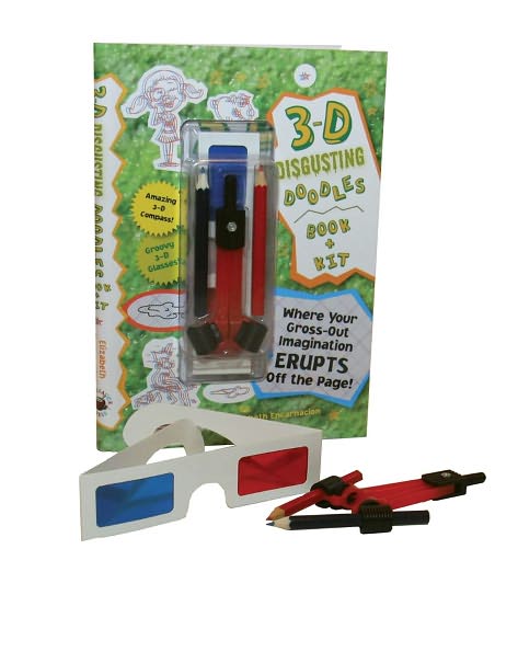 3-D Disgusting Doodles Book & Kit: Where Your Gross-out Imagination Jumps Off the Page!