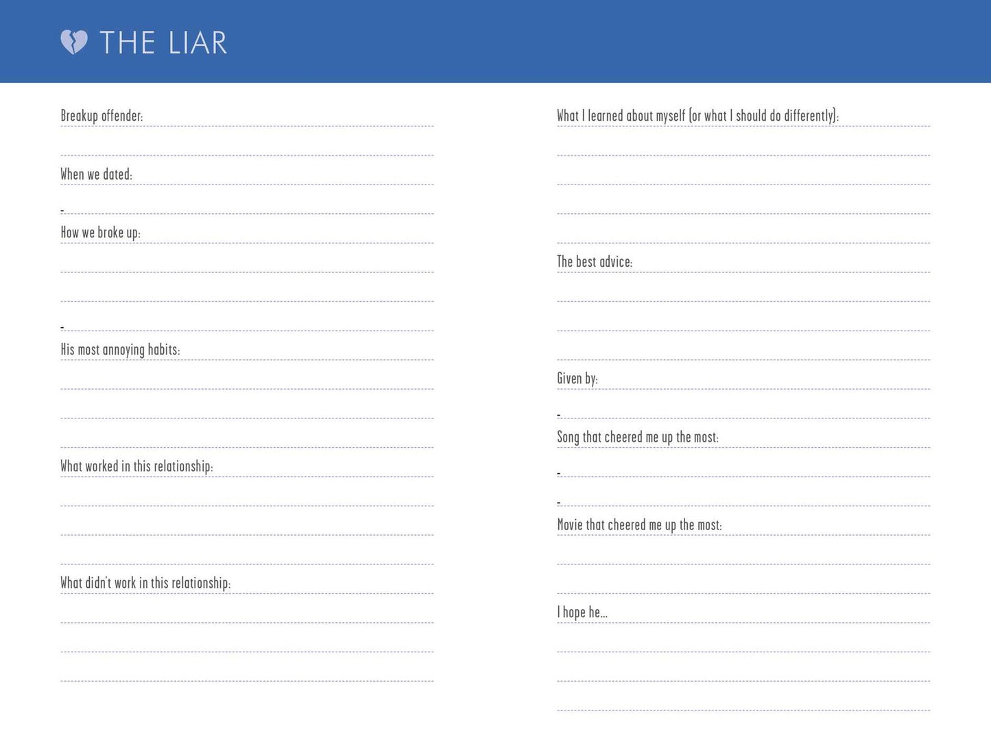The Little Blue Book of Heartache