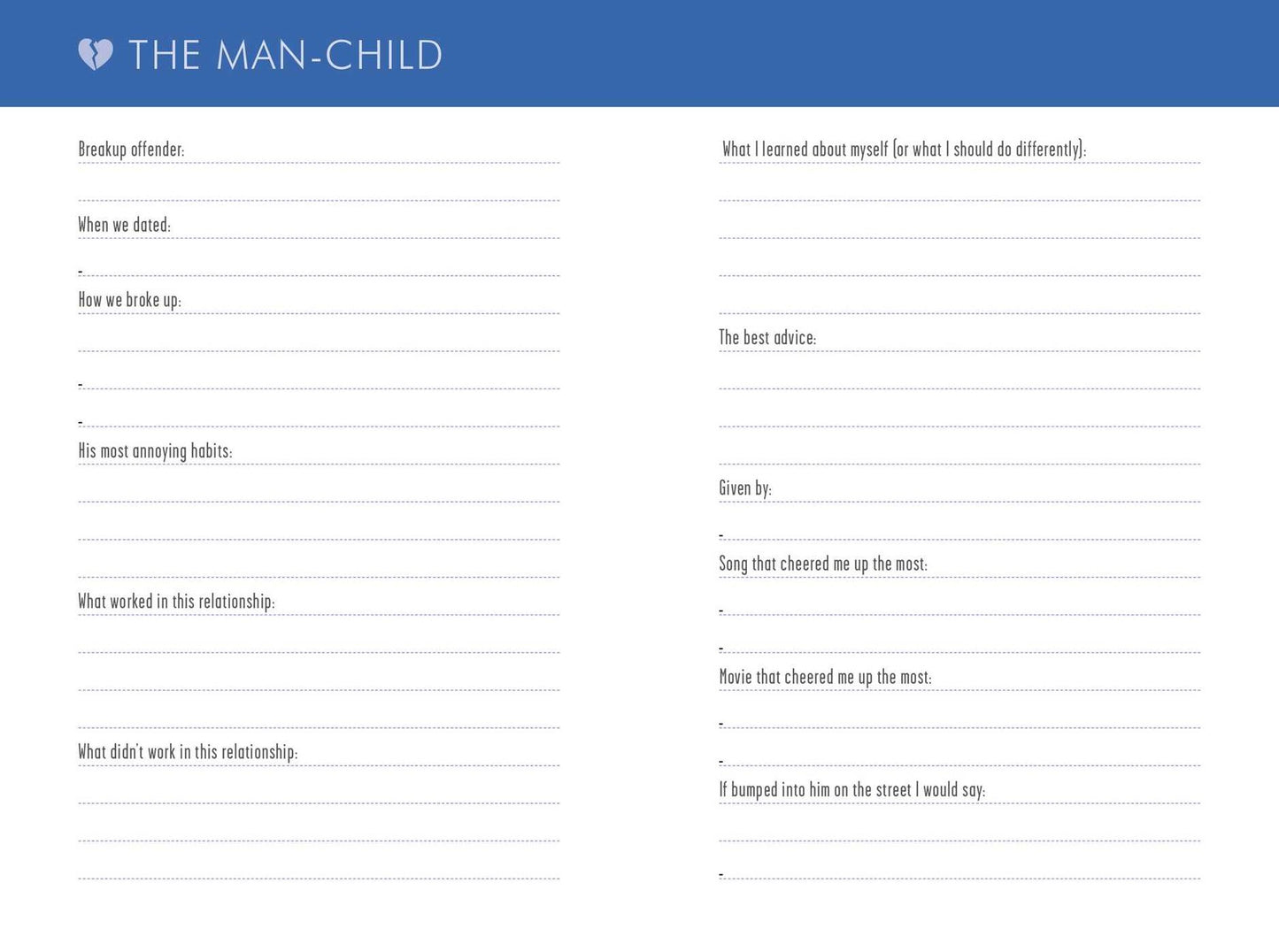 The Little Blue Book of Heartache