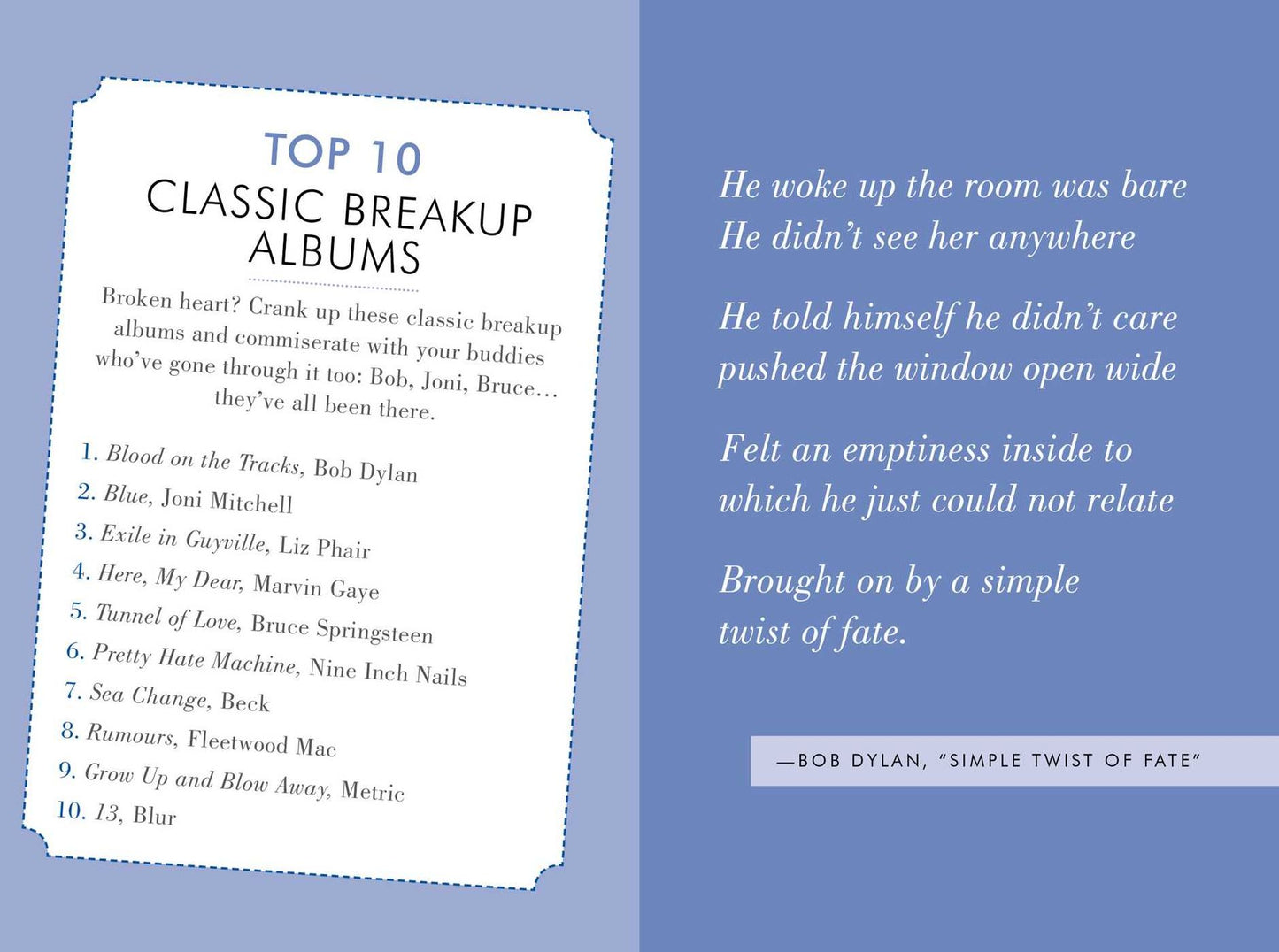 The Little Blue Book of Heartache