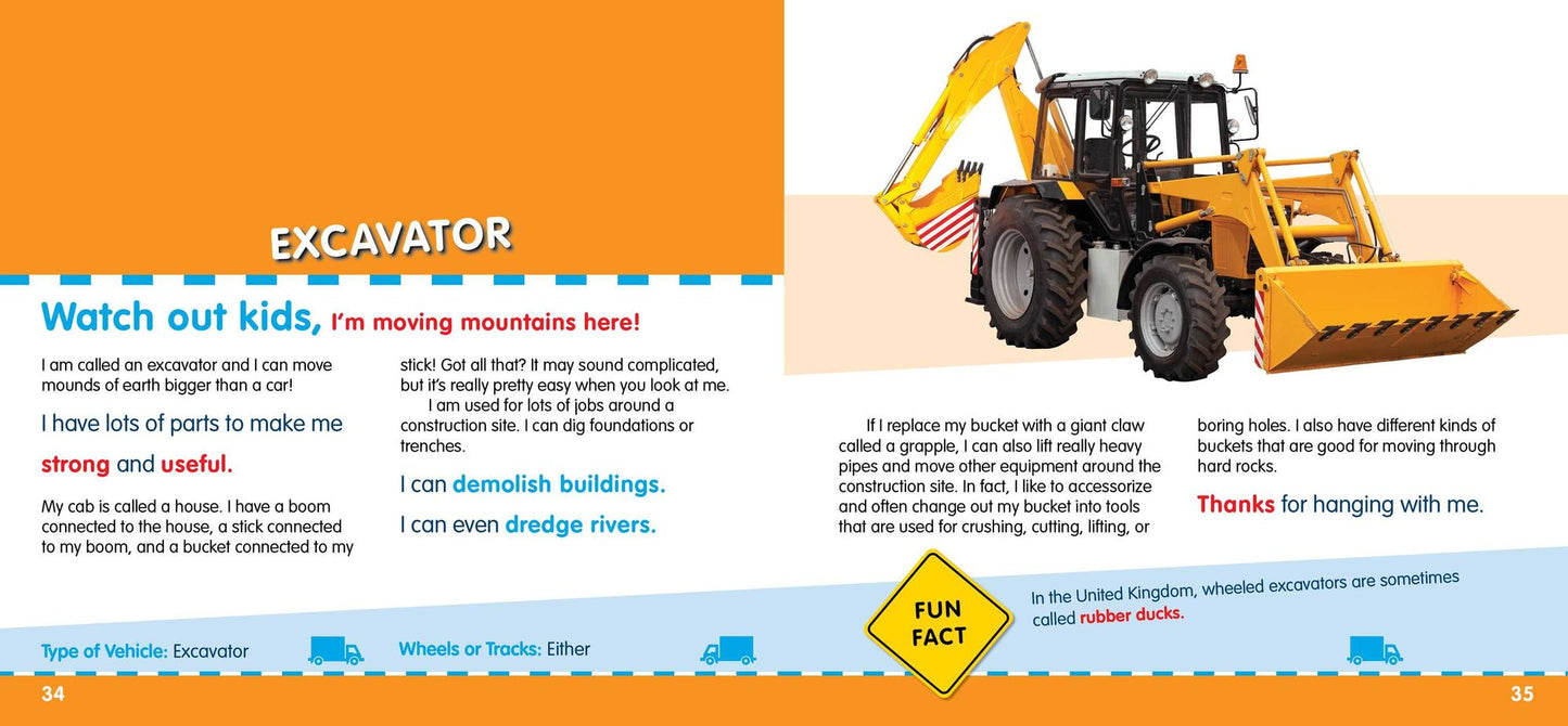 Kids Meet the Tractors and Trucks: An exciting mechanical and educational experience awaits you when you meet tractors and trucks