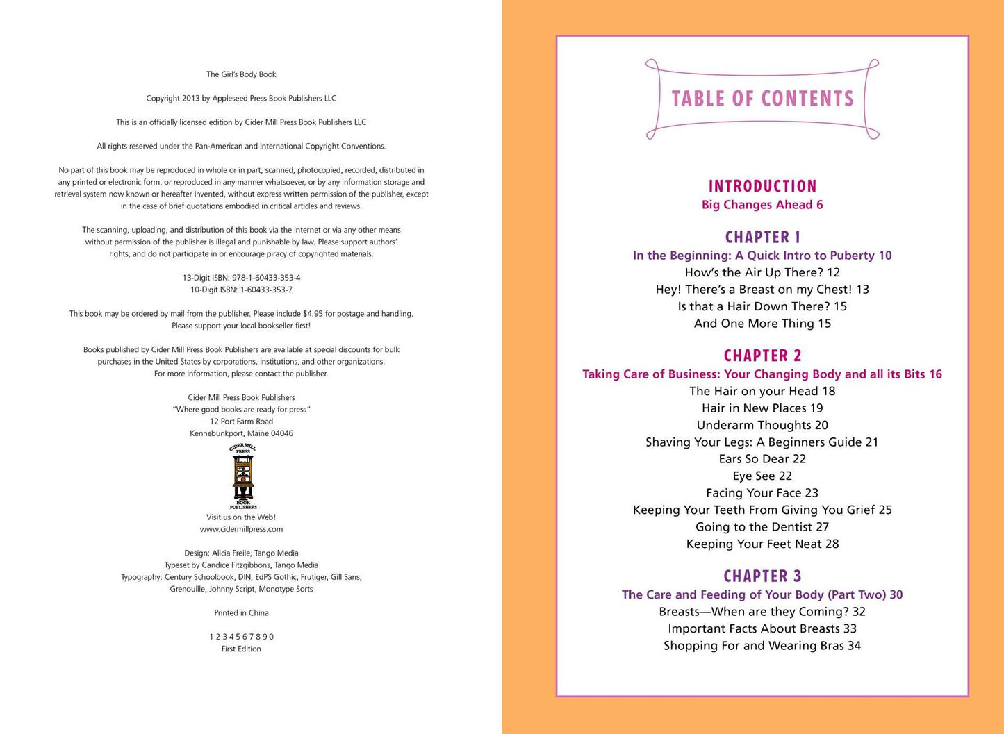 The Girls Body Book: Everything You Need to Know for Growing Up YOU