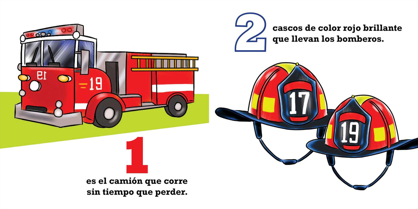 Mi Primer Libro De Contrar: Los Bomberos