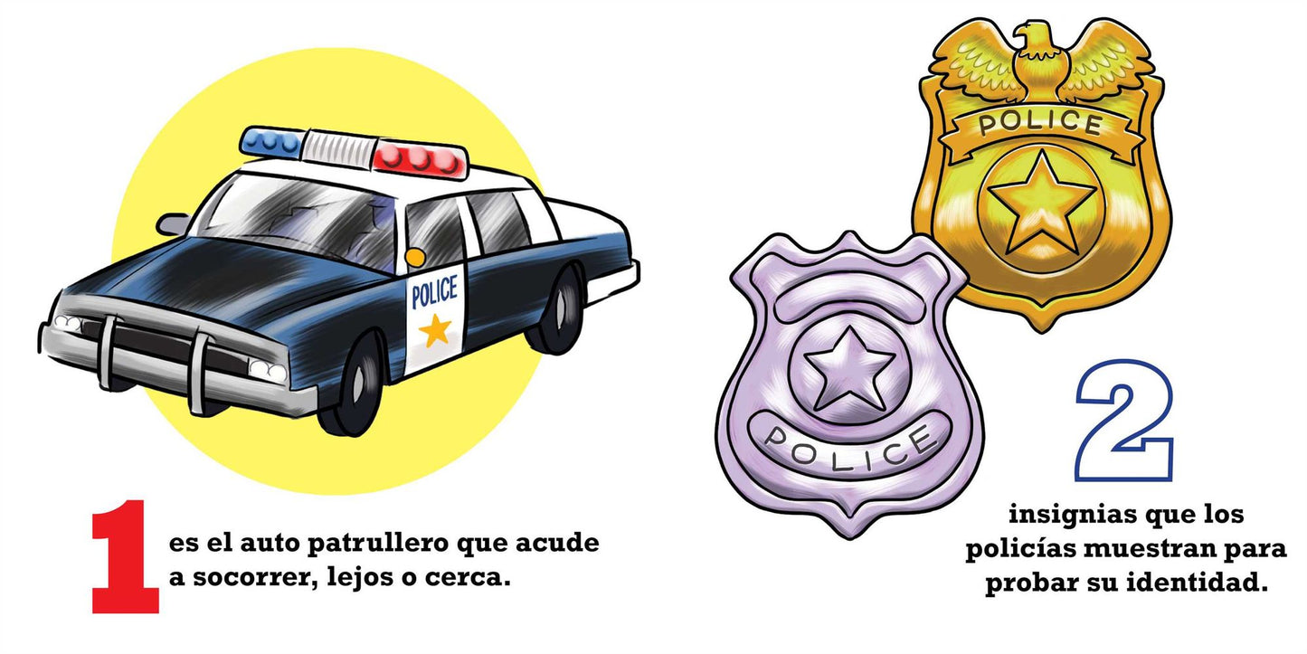 Mi Primer Libro De Contrar: La Policia
