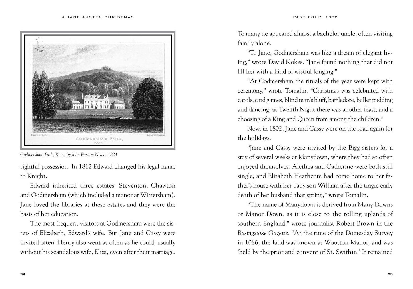 A Jane Austen Christmas: Celebrating the Season of Romance, Ribbons and Mistletoe