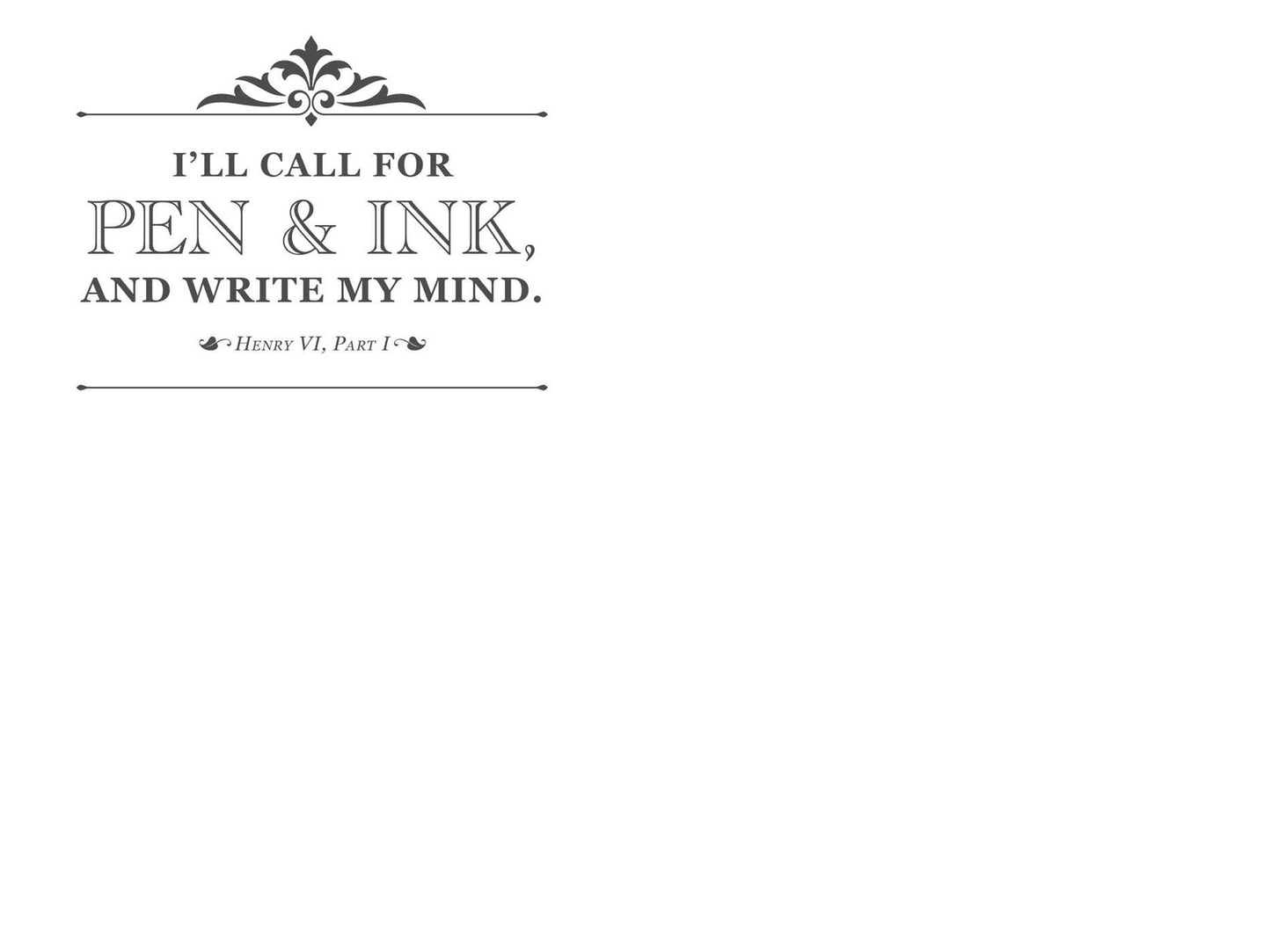 The Shakespeare Notebook: A Signature Series Notebook
