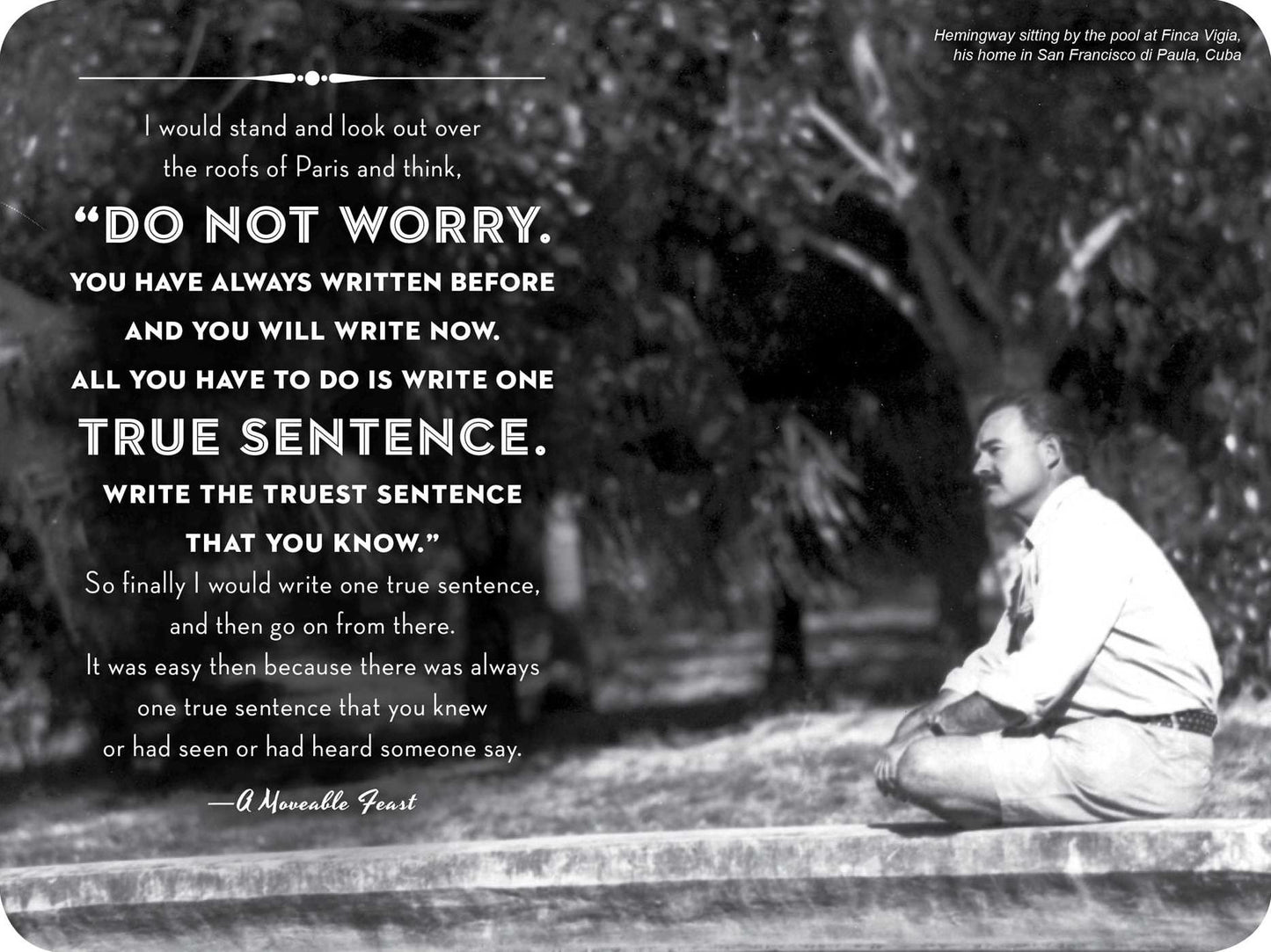 The Ernest Hemingway Notebook: A Signature Series Notebook