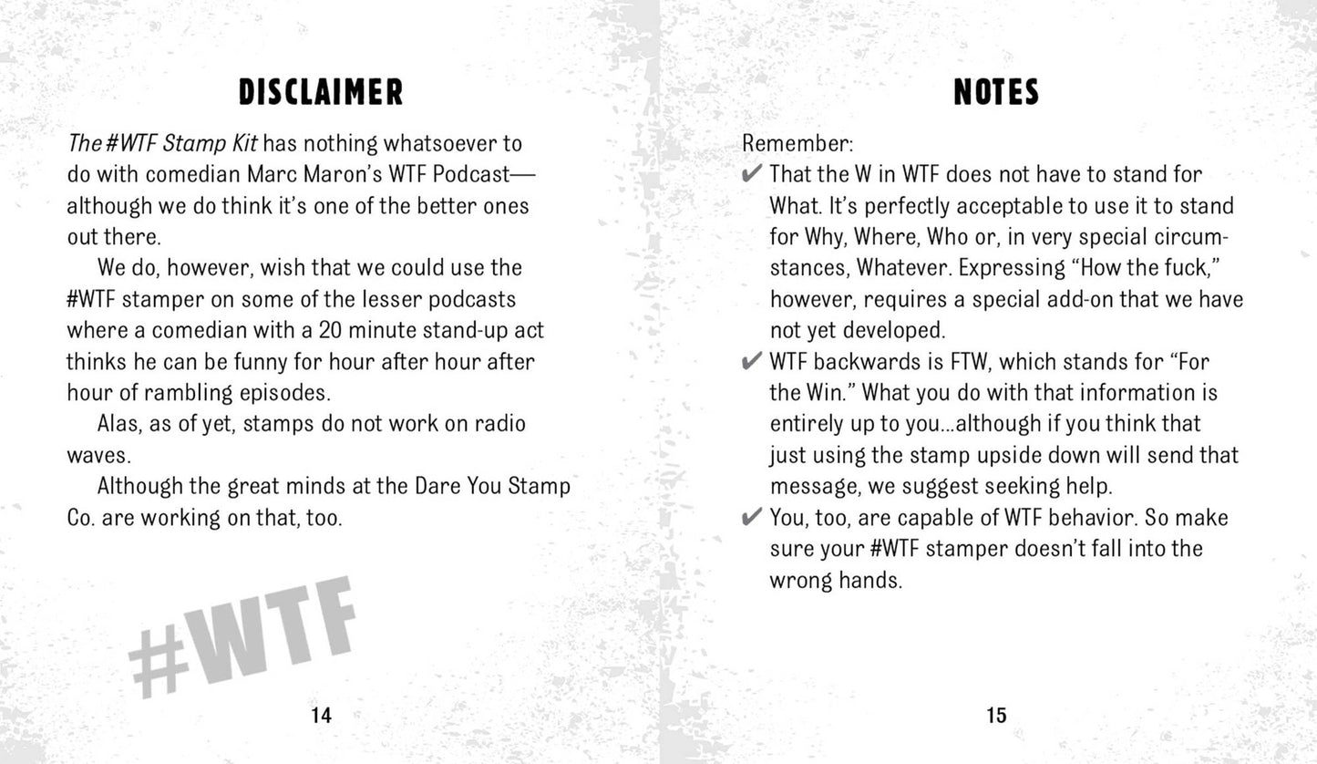 #WTF Stamp Kit