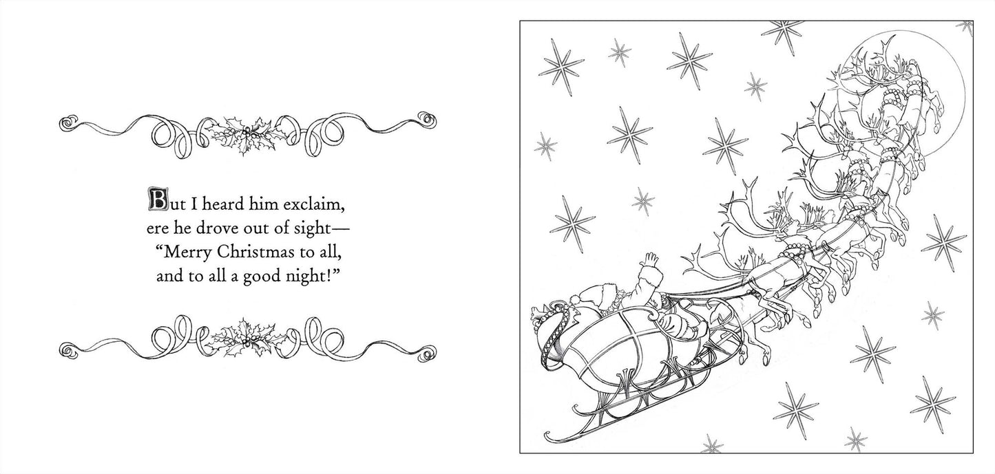 The Night Before Christmas Coloring Book: The Classic Edition Activity Book (the New York Times Bestseller)