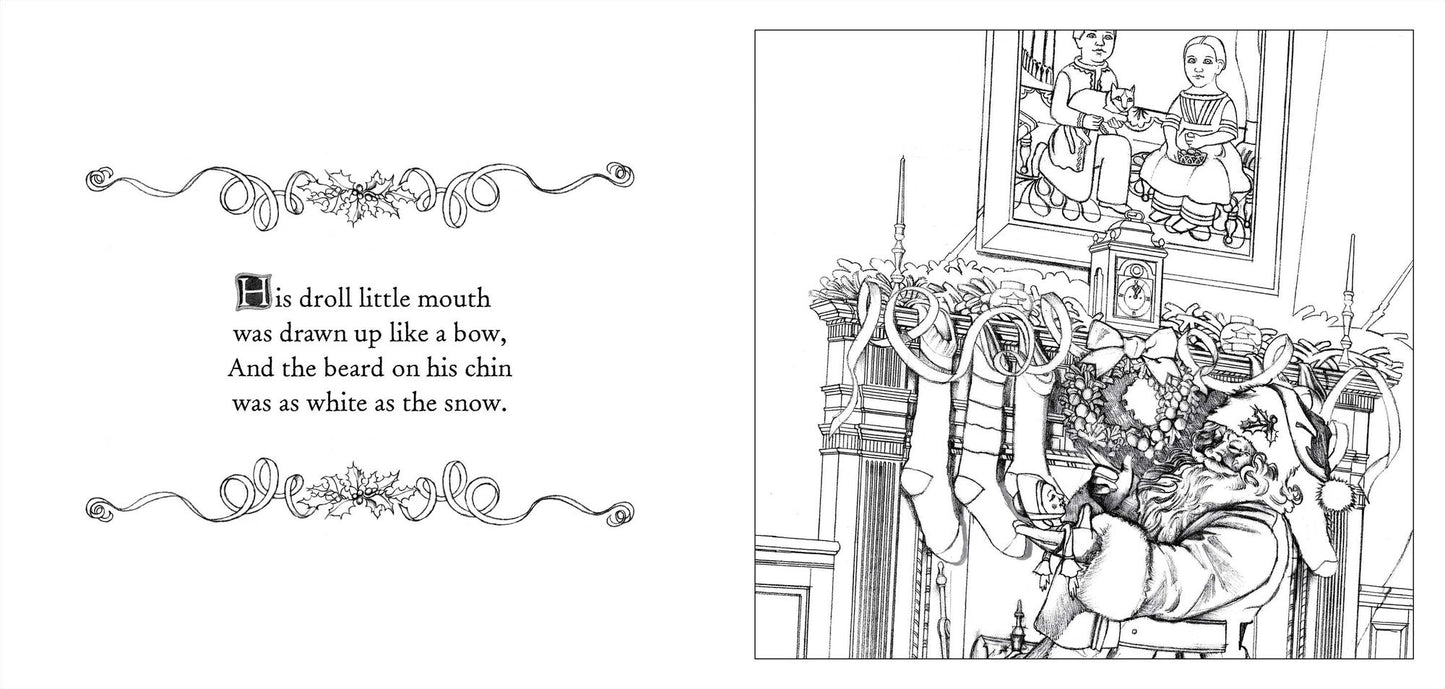 The Night Before Christmas Coloring Book: The Classic Edition Activity Book (the New York Times Bestseller)