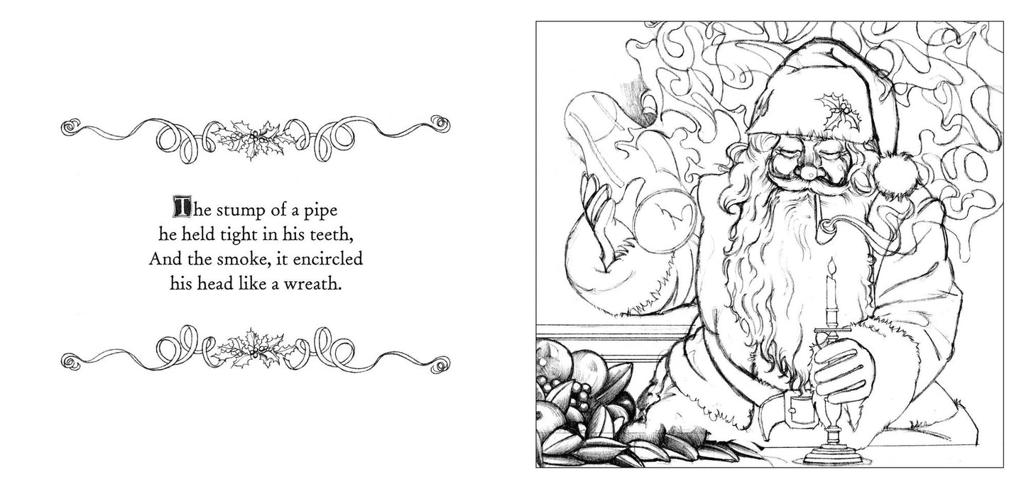The Night Before Christmas Coloring Book: The Classic Edition Activity Book (the New York Times Bestseller)