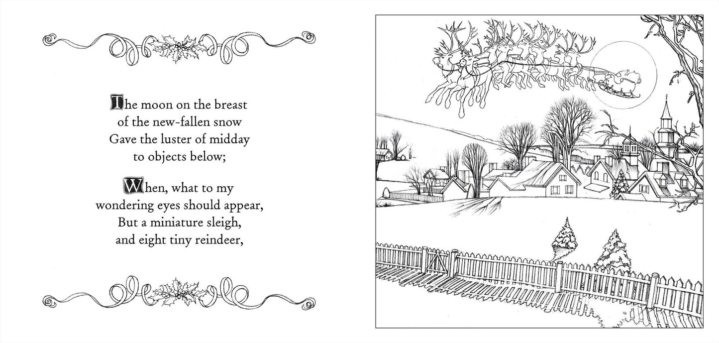 The Night Before Christmas Coloring Book: The Classic Edition Activity Book (the New York Times Bestseller)