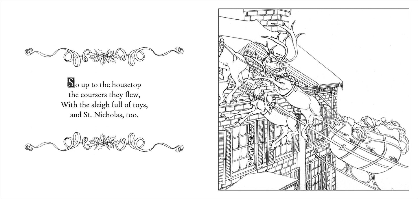 The Night Before Christmas Coloring Book: The Classic Edition Activity Book (the New York Times Bestseller)