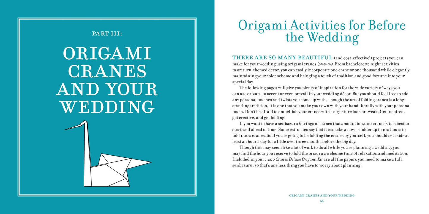 Wedding Origami