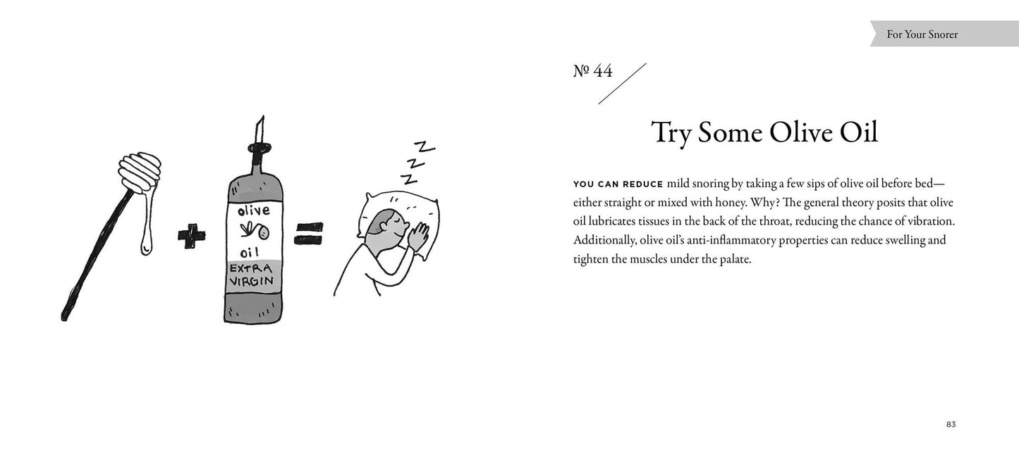 101 Ways to Sleep with a Snorer