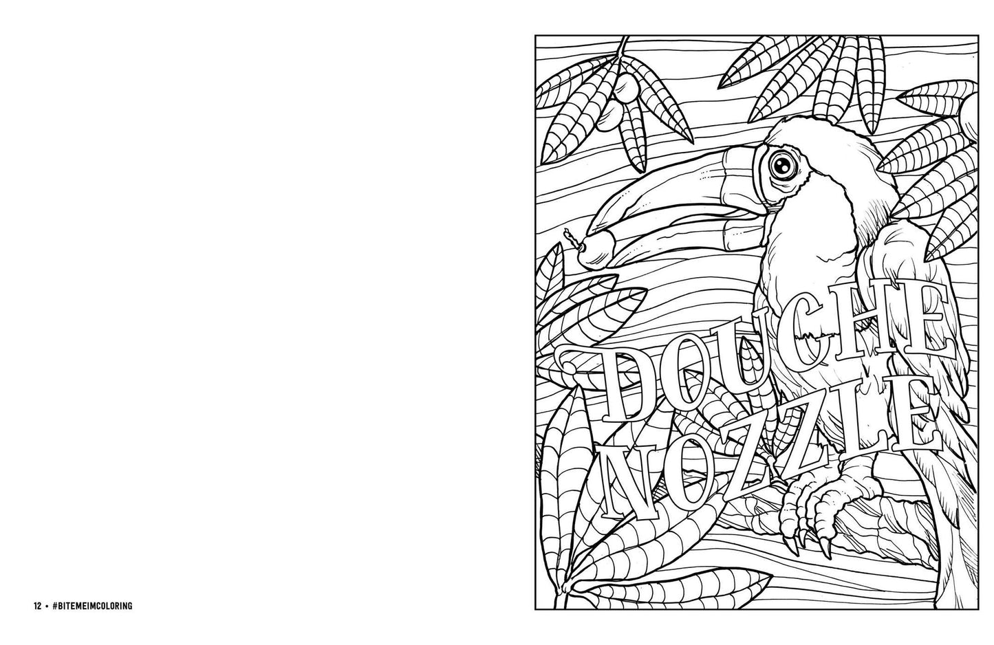 Bite Me, I'm Coloring: De-stress with 50 Hilariously Fun Swear Word Coloring Pages