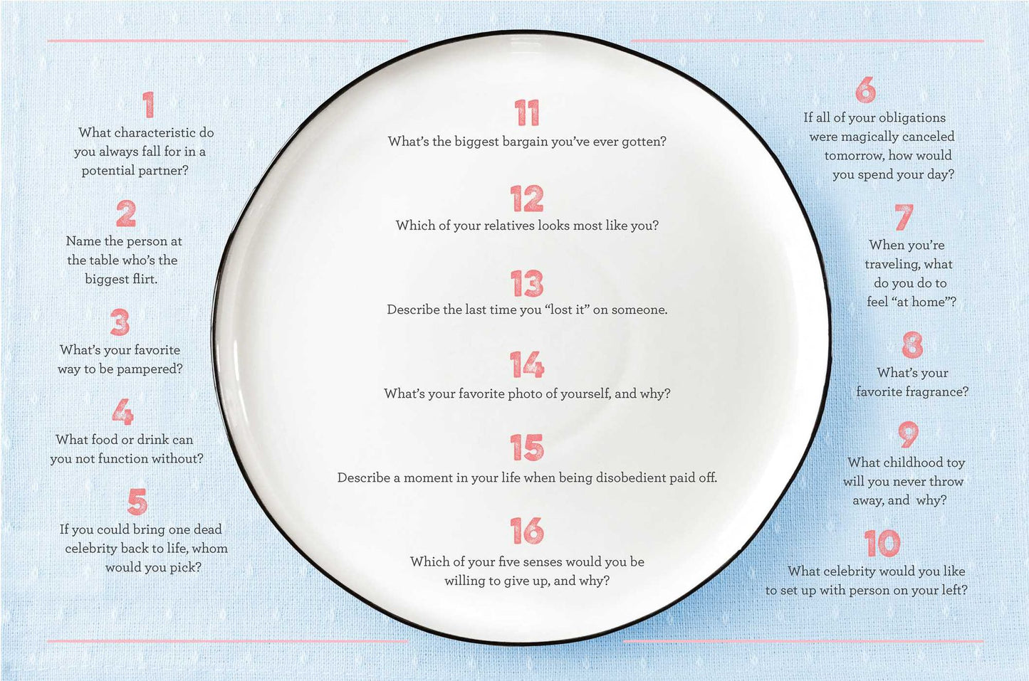 Girls' Night In Party Placemats: More than 400 conversation starters to amaze, amuse, and astound your BFFs